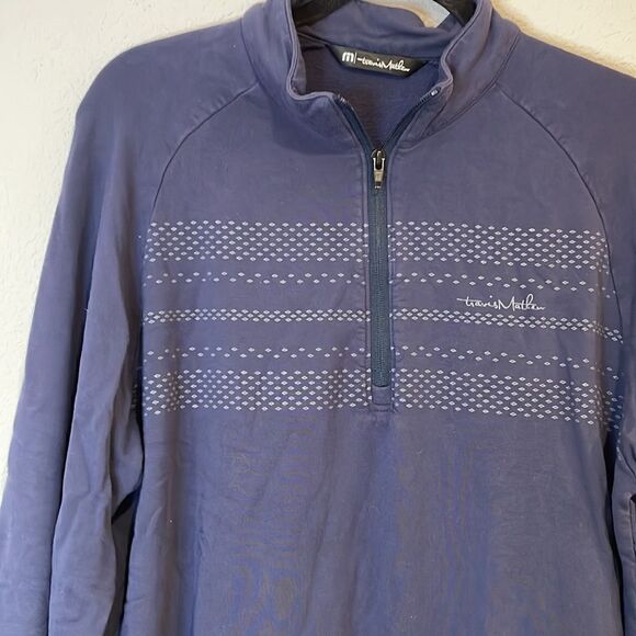 Travis Mathew Men's Blue Gulf Shores 1/4 Zip Golf Pullover
Size M - Picture 3 of 7
